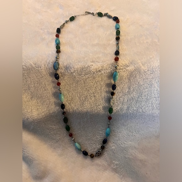 Chaps Boho South Western Multi Stone Necklace - Picture 3 of 5